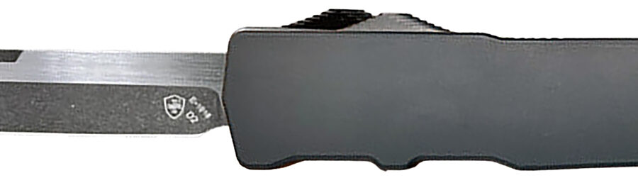 Templar Knife XMBR221 Premium LW Excalibur Slim 3.25" OTF Tanto Plain Black Oxide Stonewashed D2 Steel Blade, 5" Black Aluminum/Rubber Handle