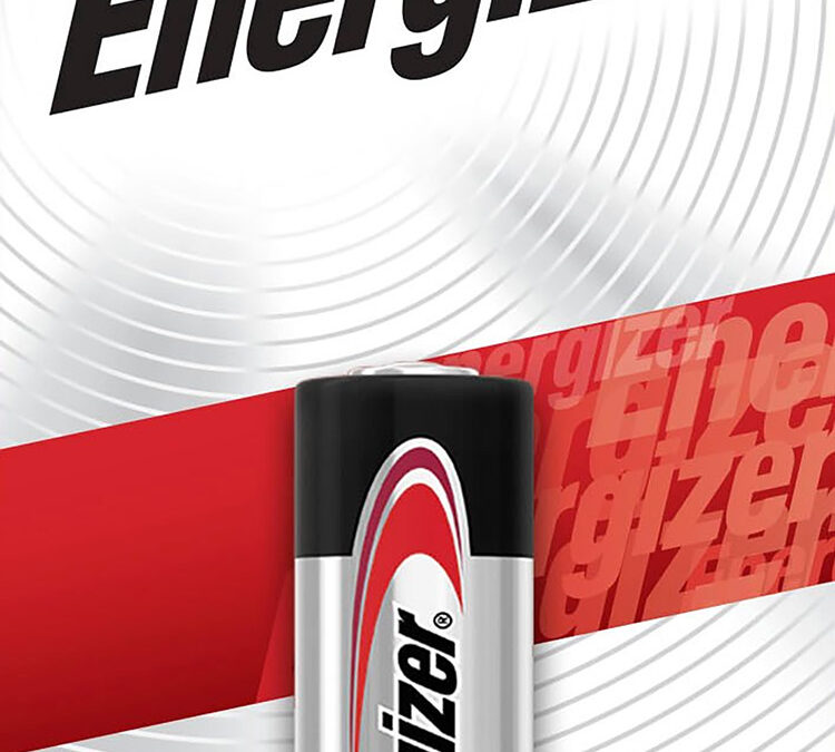 Energizer A23BPZ A23 Battery  Silver Miniature Alkaline 12 Volts, 50 mAh Qty (72) Single Pack