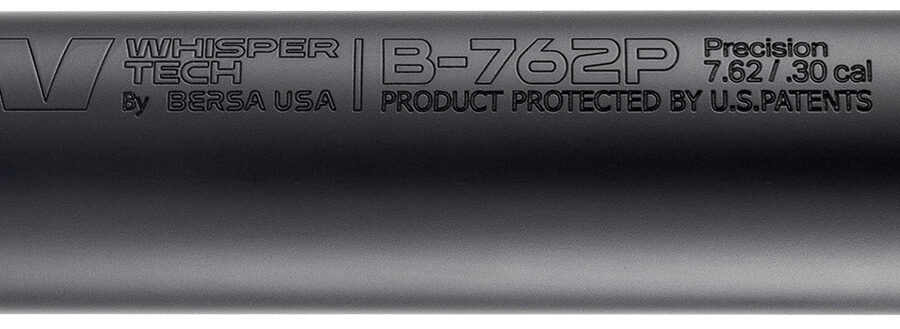 Talon Armament WTB762DTF Whisper Tech  7.62 NATO Black Aluminum/Stainless Steel M18X1