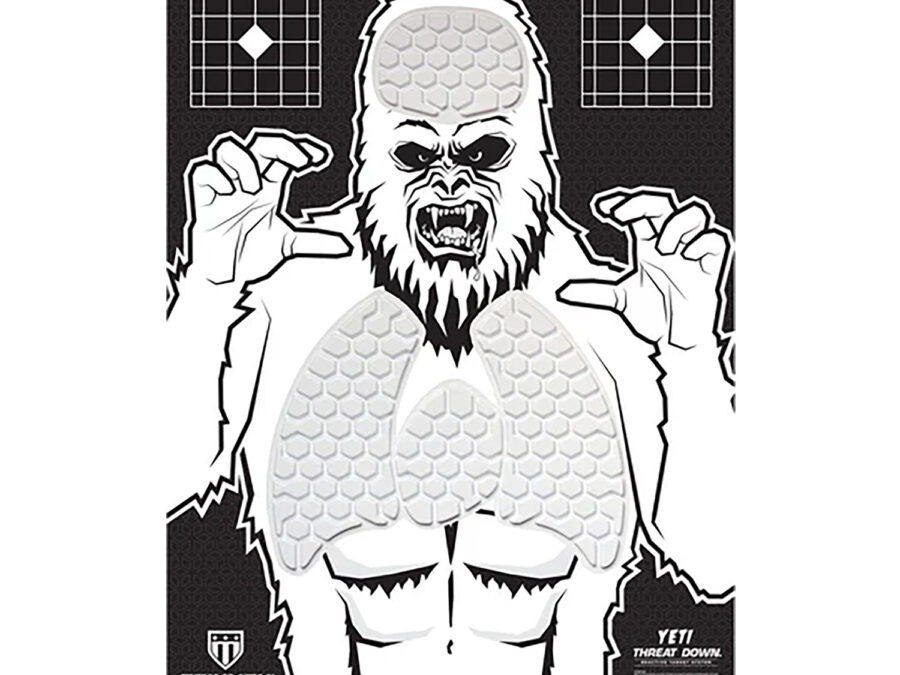 Triumph Systems 031513006 Threat Down Reactive Splatter Target Yeti Hanging Paper 30"H x 22"W