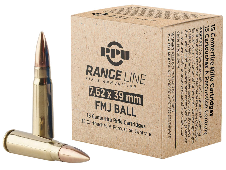 TR&Z PPR739   7.62x39mm 123 gr Full Metal Jacket 15 Per Box/ 62 Cs