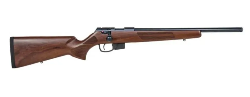ANSCHUTZ 1761 D HB 22LR - 18" TB BLUED/WALNUT CLASSIC