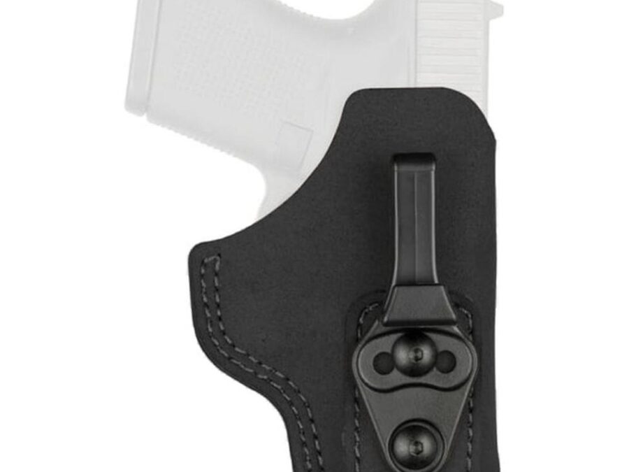 Bianchi #6T Waistband Tuckable Holster Black LH Size 15 for Glock 43 Shield LC9/LC9S