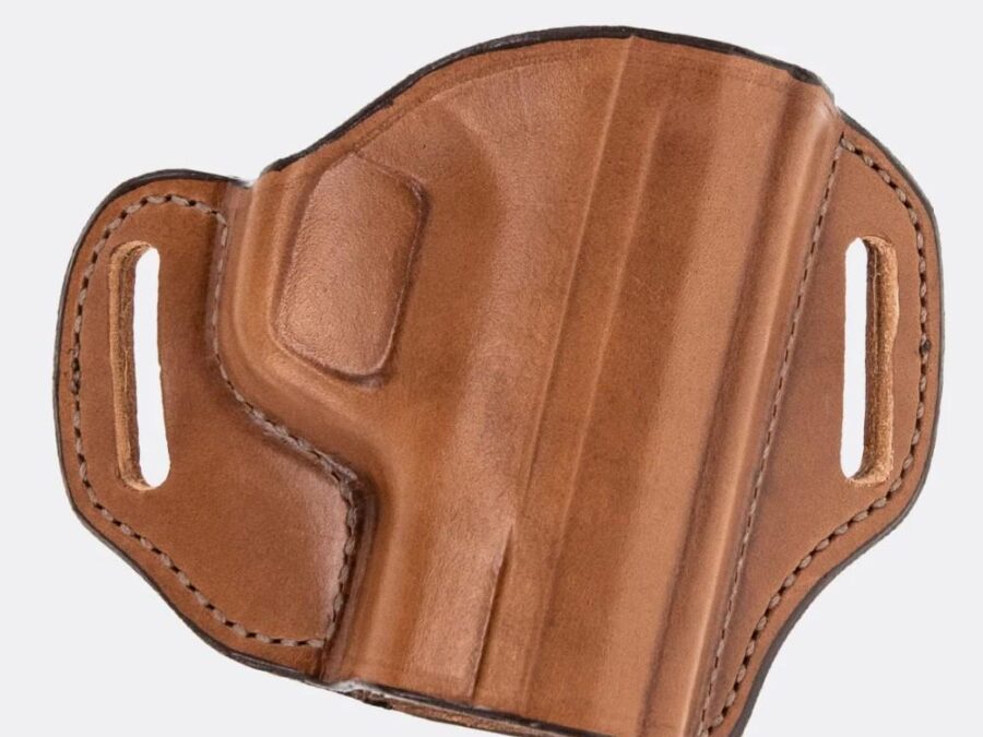Bianchi Model 57 Remedy Holster Size 9 for Semi Autos and Small Revolvers Tan RH