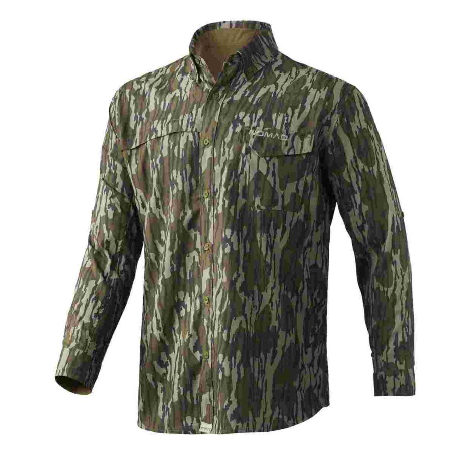 Nomad Stretch-Lite Long Sleeve Shirt Mossy Oak Bottomland L