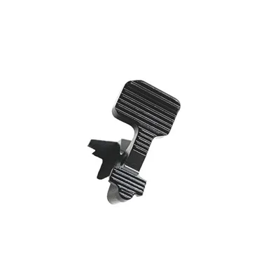AR-15 ABC/R V3 BOLT CATCH REARWARD BIAS SERRATED BLACK