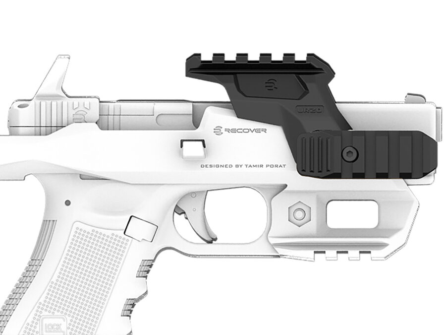 Recover Tactical UR2001 Brace Upper Rail  Black 20/20 Series Stabilizer