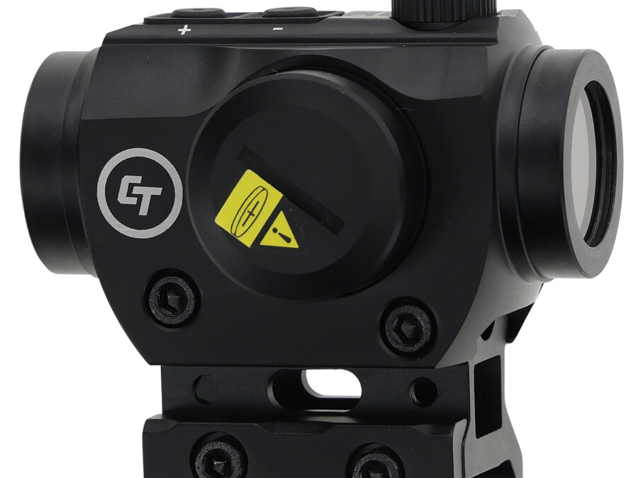 Crimson Trace 1244743 CTS-25  Black 4 MOA Red Dot Reticle, Includes Riser