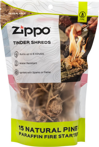 Zippo Tinder Shreds 15 Piece – Bag