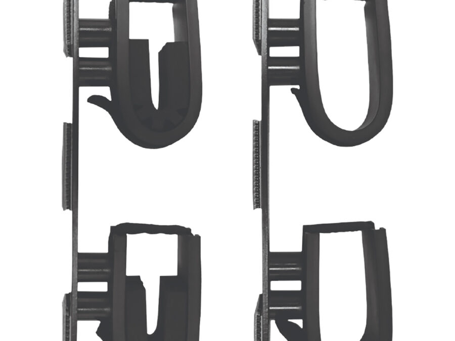 Rugged Gear 10040 Dual Lock Gun Holder Black Metal 2 Pack