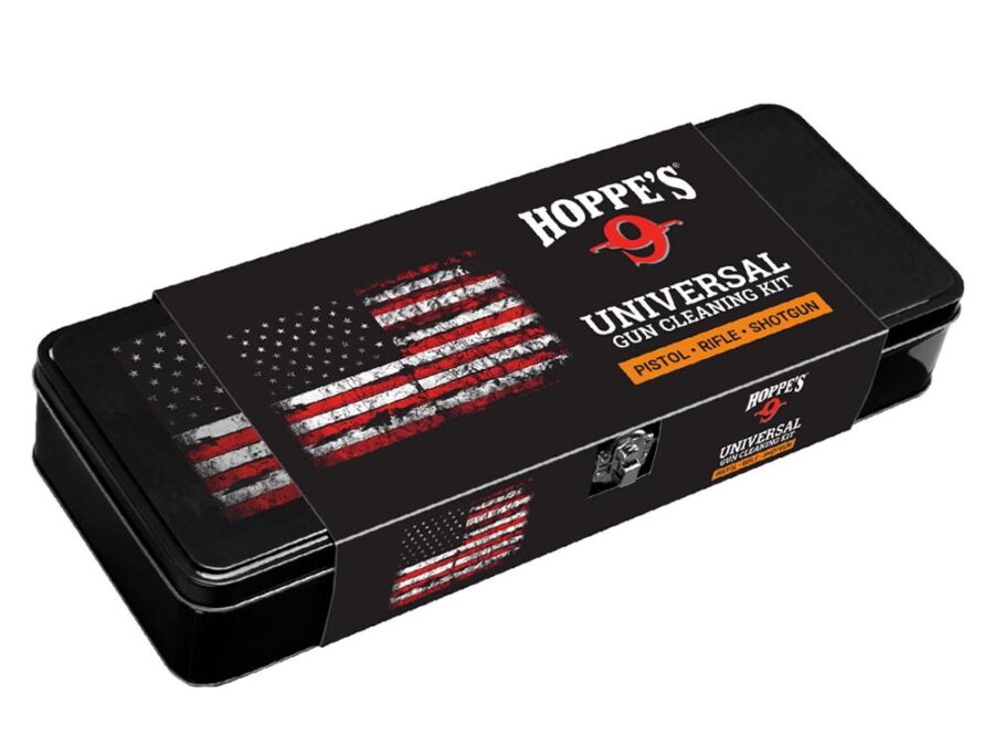 Hoppe's Universal Gun Cleaning Kit Tin Kit with Mops