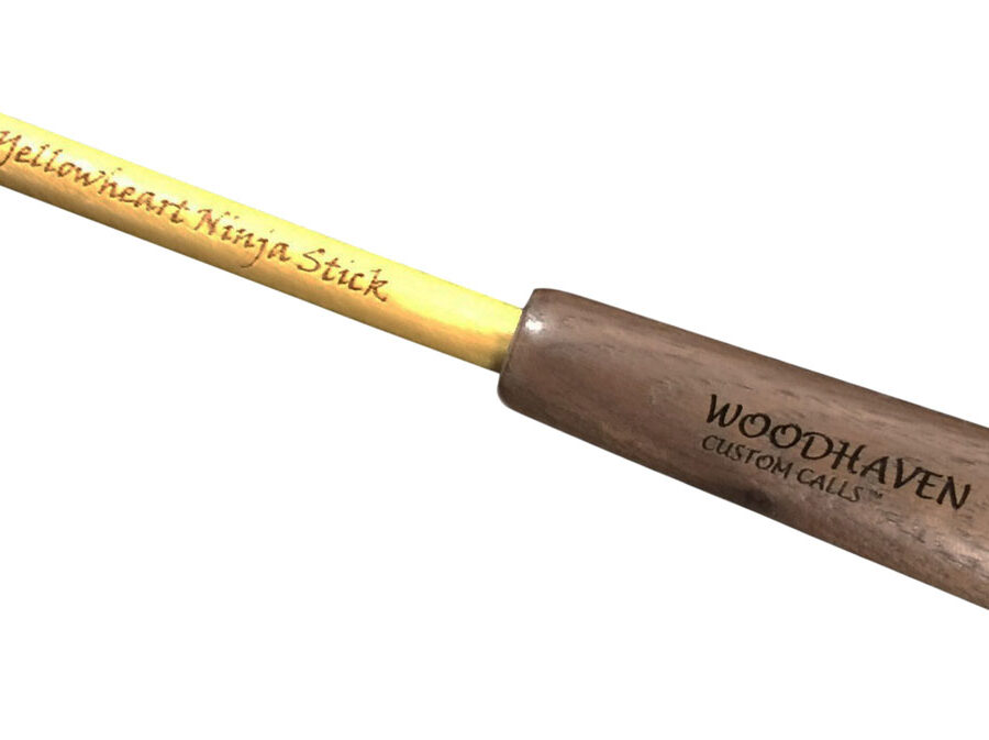 Woodhaven WH085 Ninja Stick  Striker Call Attracts Turkeys Natural Walnut