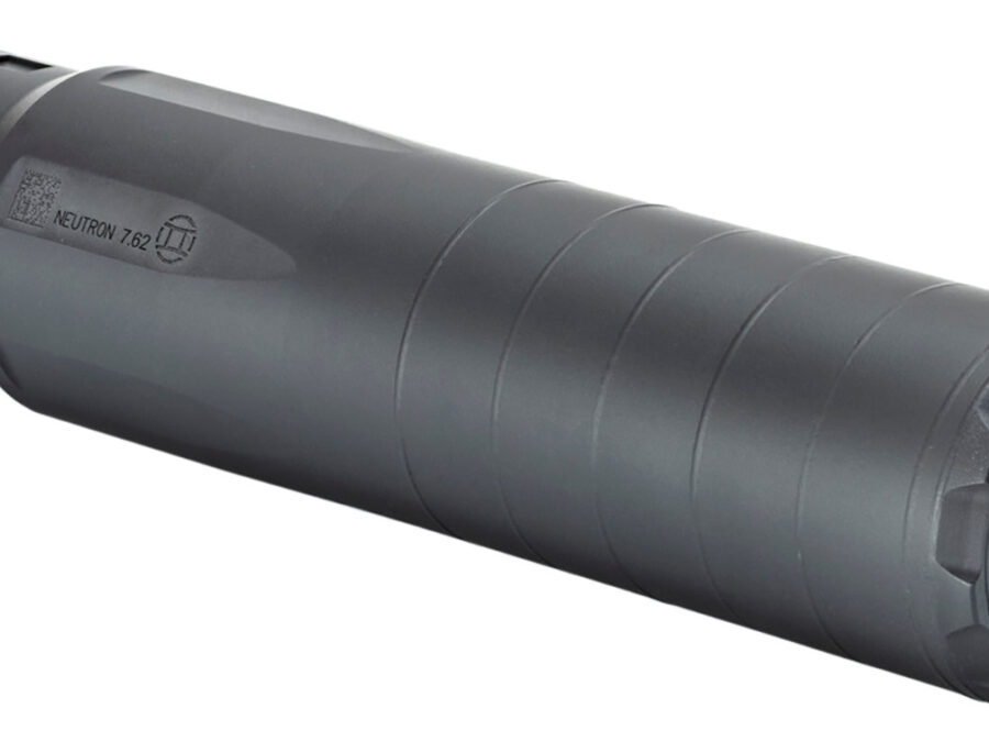 Gemtech 13700 Neutron  7.62mm Cal, Rated Up To 300 Win Mag, Black Stainless Steel/Titanium Tube, Muzzle Brake & ETM Adapter Included