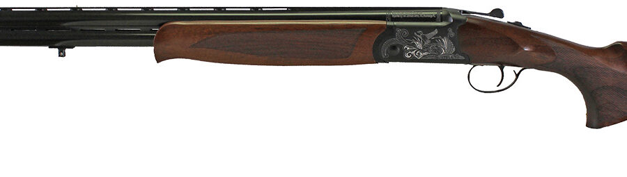 Iver Johnson Arms IJ600410LW28B IJ600 Lightweight 410 Gauge Break Open 3" 2rd 28" Black Over/Under Vent Rib Barrel, Engraved Aluminum Receiver, Fixed Walnut Wood Stock, Includes 5 Chokes