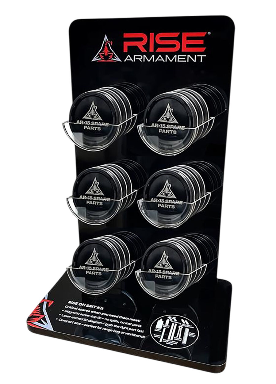 Rise Armament RAOSKDISPLAY Oh S#it Kit Spare Parts Black Aluminum