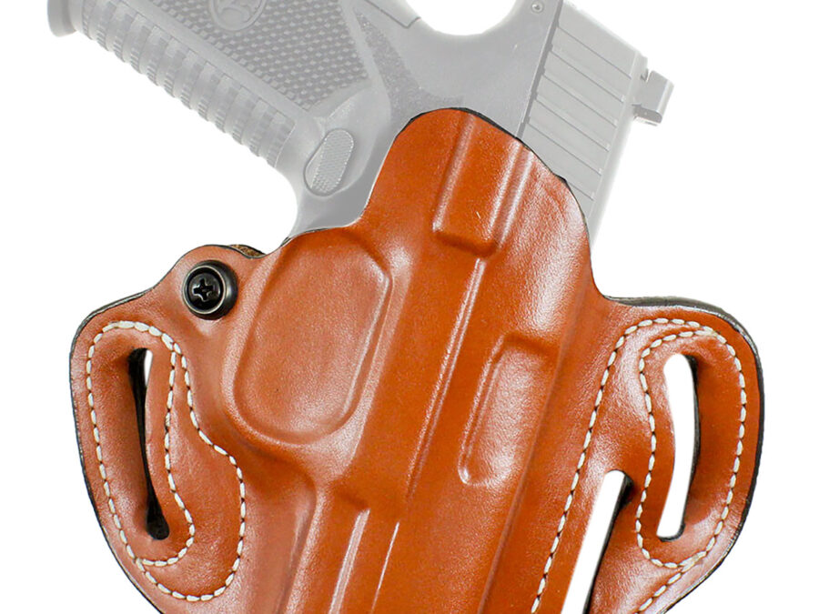 DeSantis Gunhide 002TAA09Z0 Speed Scabbard  OWB Tan Leather Fits S&W Shield X Right Hand