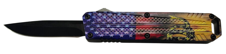 XCALIBER 728881687591  OTF SMALL DONT TREAD ON ME