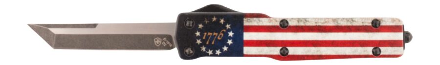 TEMP MZBRF121  SLIM ZINC BETSY ROSS FLAG DAGGER
