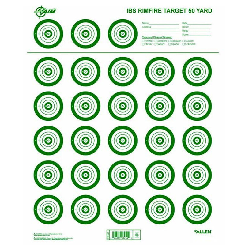 EZaim IBS Rimfire Target 25pk