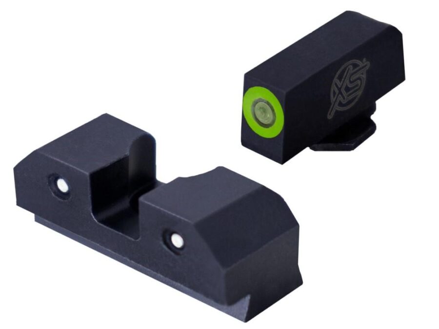 XS Sights R3D Night Sights Set for Glock 42/43/43x/48 Green Bulk 20/ct