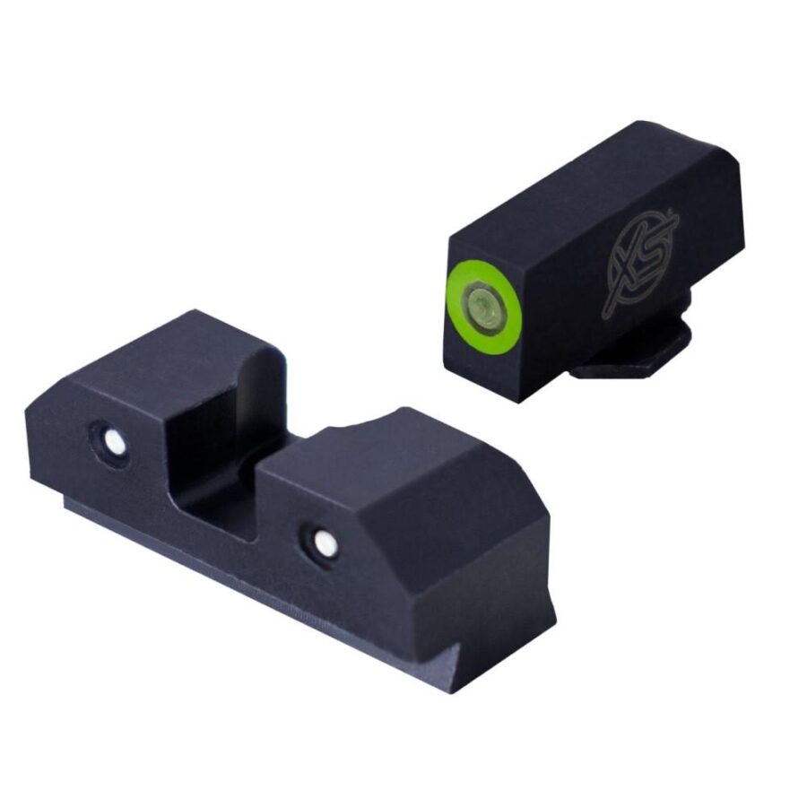 XS Sights R3D Night Sights Set for Glock 42/43/43x/48 Green Bulk 20/ct
