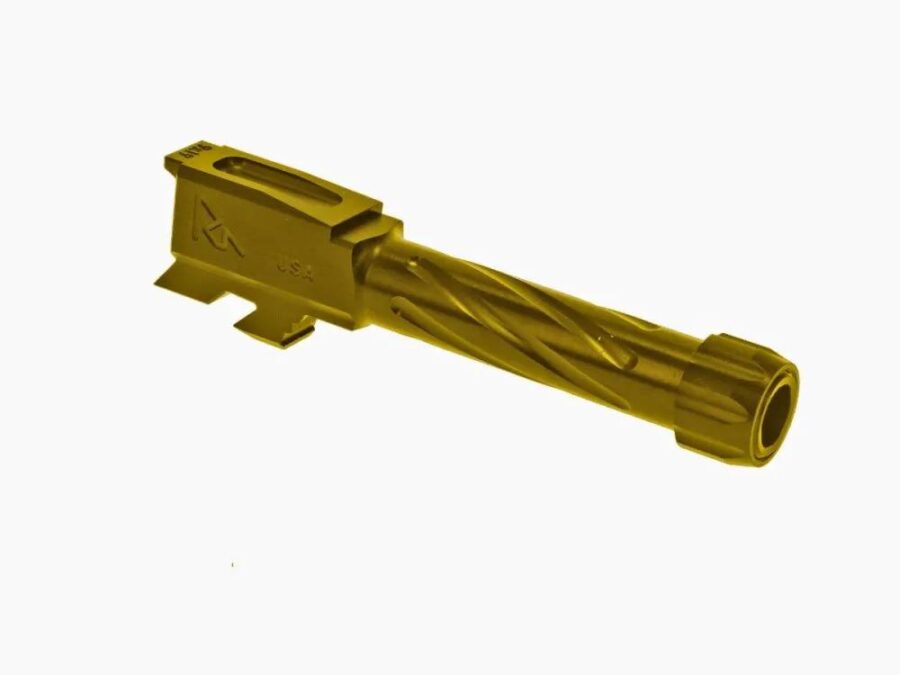 Rival Arms V1 Gold Threaded Barrel for Glock Model 43/43X