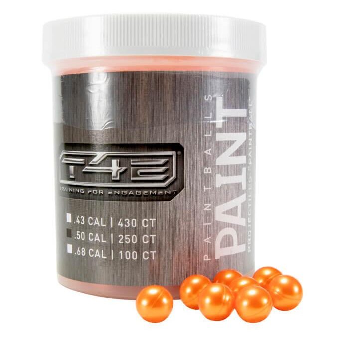 Umarex T4E Paintballs .50 Cal Ammo 250/Ct - Orange