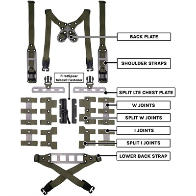 MODULAR CHEST RIG SPLIT KIT RANGER GREEN