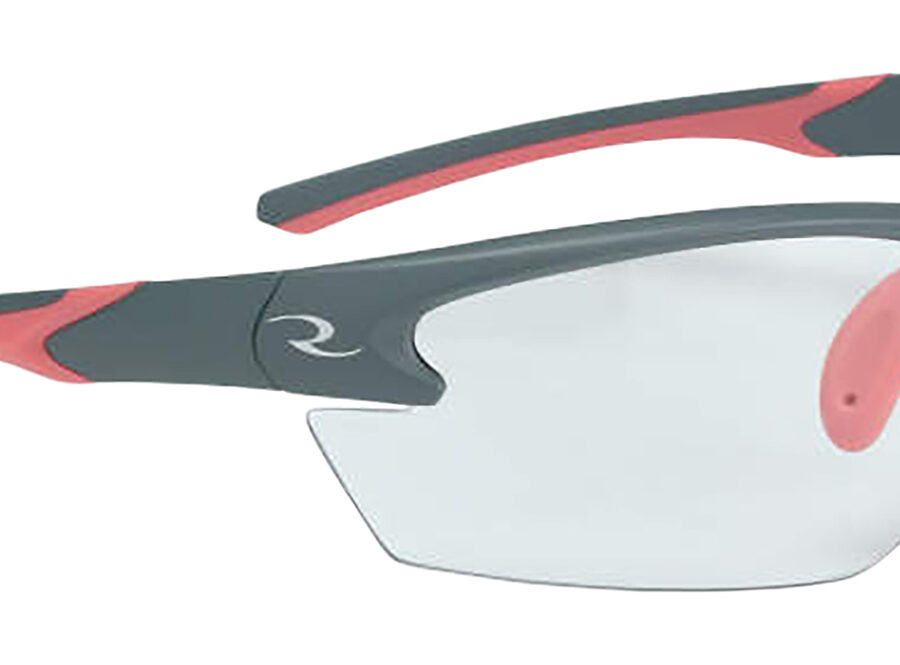 Radians WS6810CS Ladies Range Eyewear Women Clear Lens Gray with Coral Accents Frame