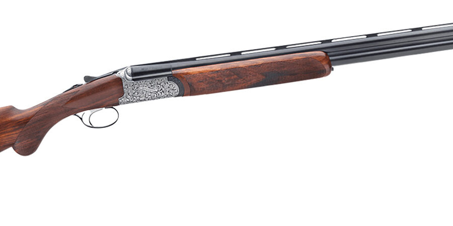 Rizzini USA 410141029 Round Body EM Full Size 410 Gauge Break Action 2rd 29" Vent Rib Barrel, Coin Anodized Silver Receiver, Fixed w/Prince of Whales Grip Grade III Turkish Walnut Stock