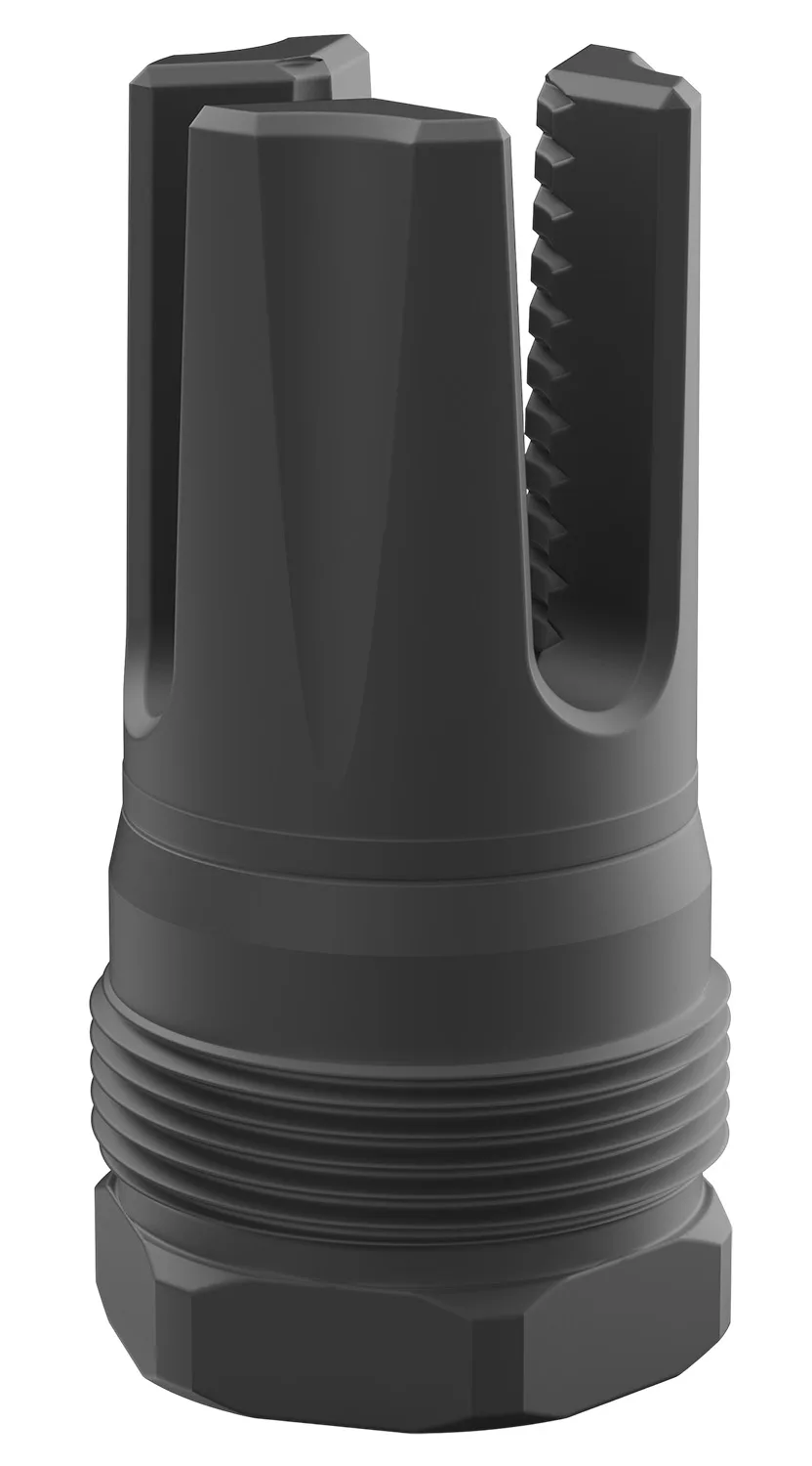 Breek Arms BRK4416 Scorch 3-Prong Plan B Black Nitride Steel 5/8"x24 Threads 30 Cal