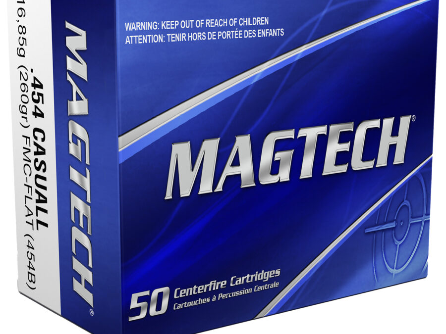 Magtech 454B Range/Training  454Casull 260gr Full Metal Jacket Flat Nose 20 Per Box/50 Case