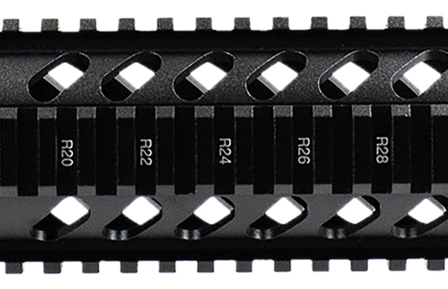 Aim Sports MT060 AR Handguard  7" Carbine & Free-Floating Style Made of Aluminum with Black Anodized Finish & Quad Rail