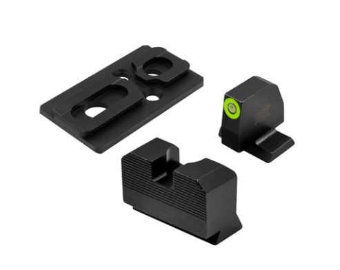 XS MINIMALIST TRITIUM SIGHT & - OPTIC PLATE ACRO S&W M&P