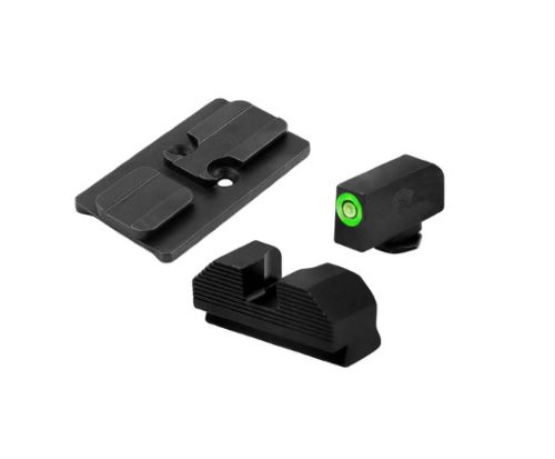 XS MINIMALIST TRITIUM SIGHT & - OPTIC PLATE ACRO FOR WALTHER
