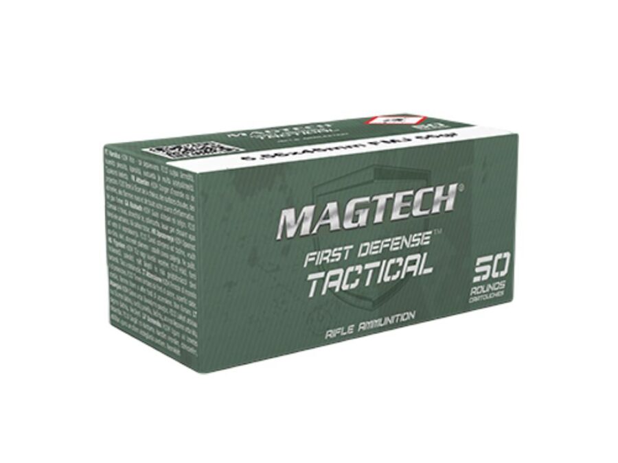 Magtech M193 Ball Rifle Ammunition 5.56mm 55gr FMJ 3265 fps 1000/rd Case