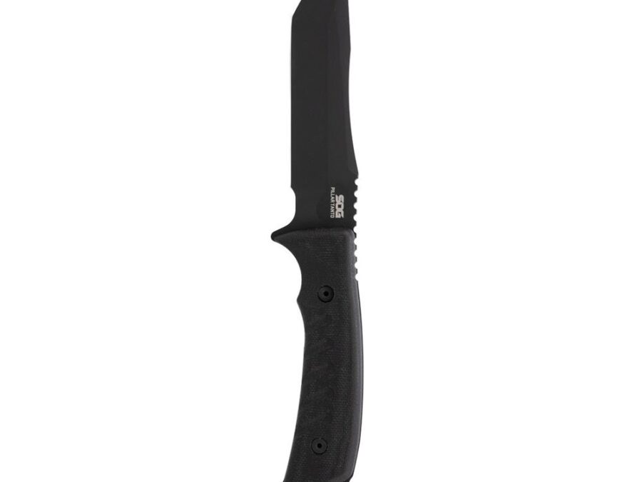 SOG Knives Pillar Fixed Knife 5" Tanto Blade Box