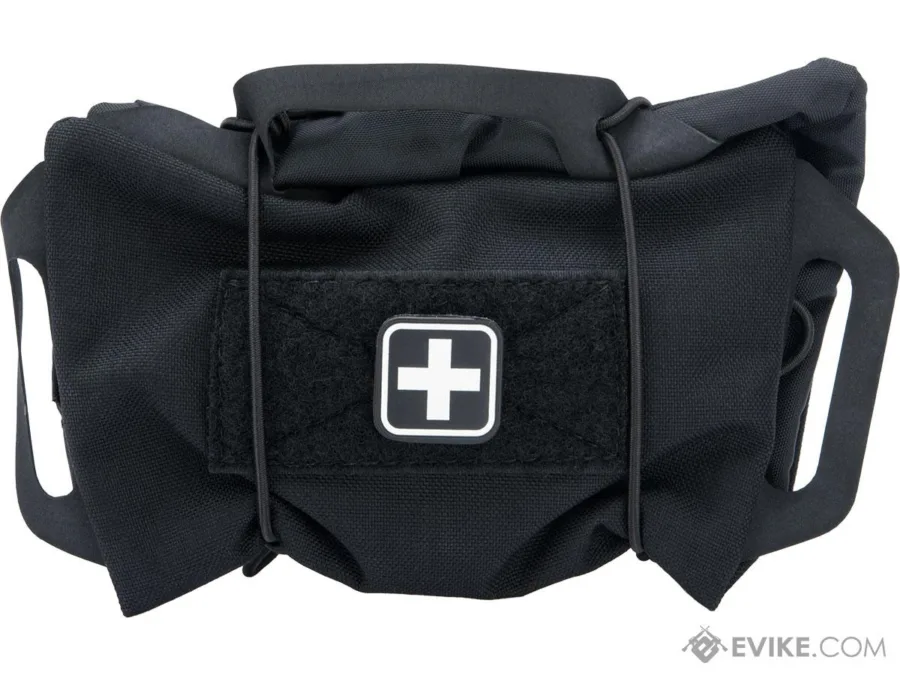 HIGH SPEED GEAR REFLEX MED ROLL FOR CARRYING FULL CONTENTS OF IFAK NOT INCL BLACK