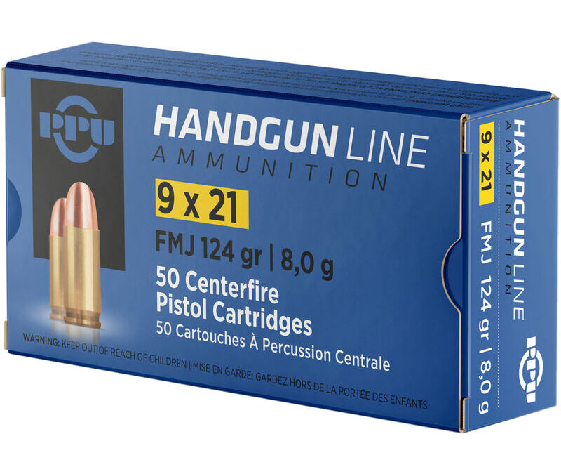9x21 FMJ 124gr