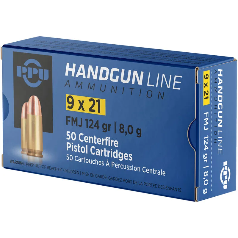 9x21 FMJ 124gr