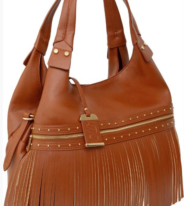 ConCarry Shoulder Bag W/Tassel/Holster Cognac