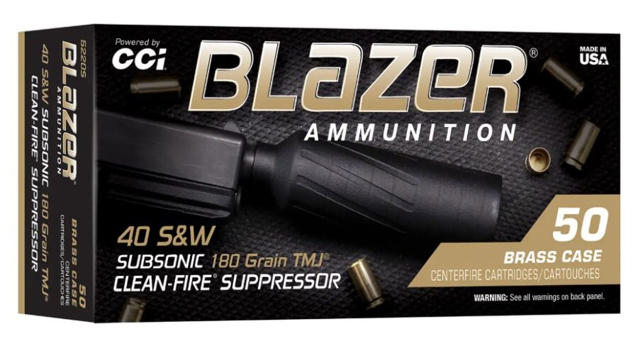 Blazer Brass CF Supp .40 S&W TMJ 180gr
