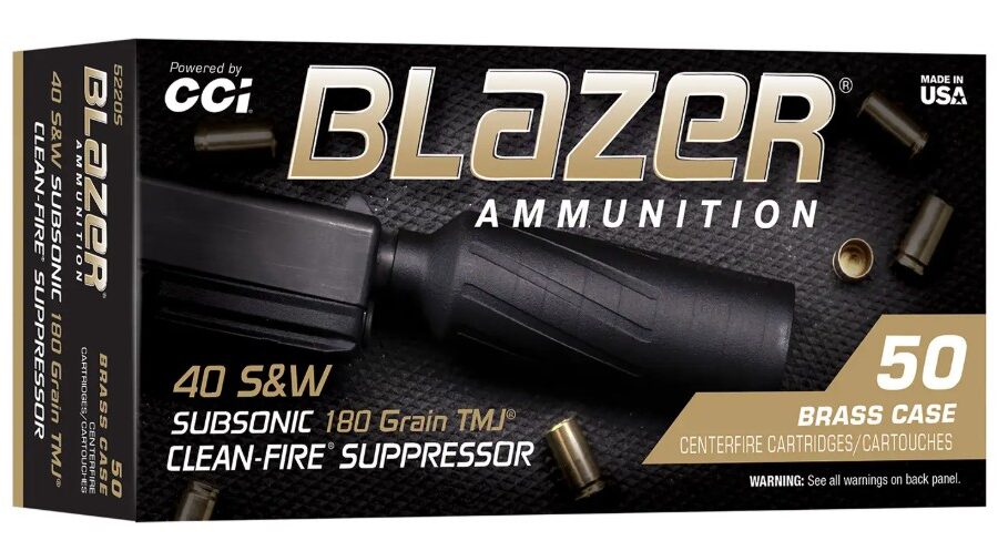 Blazer Brass CF Supp .40 S&W TMJ 180gr