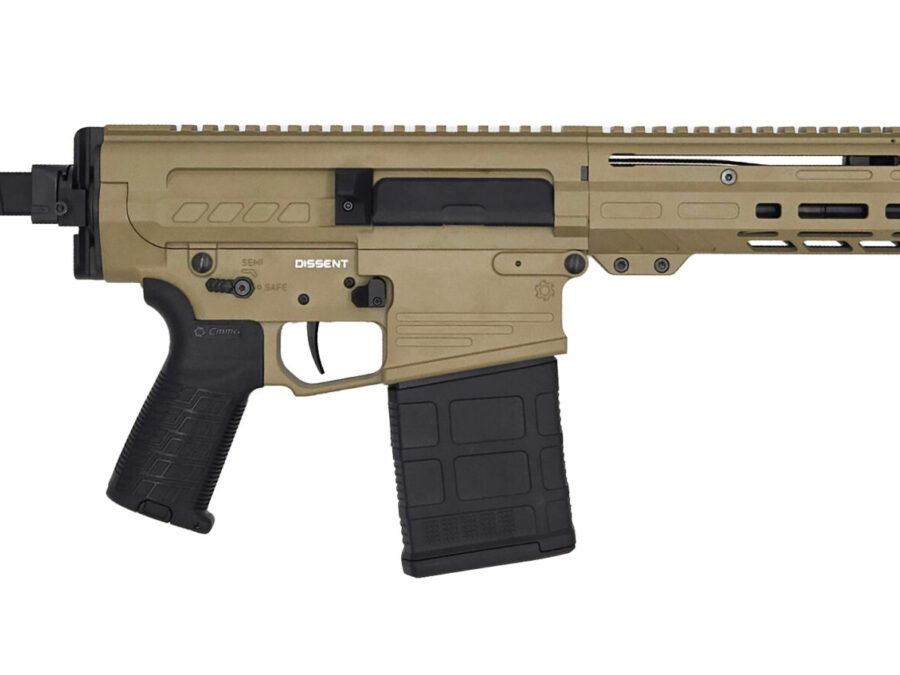 DISSENT Mk3 Pstl 8.6BLK 12.5" Brace Tan 20rd