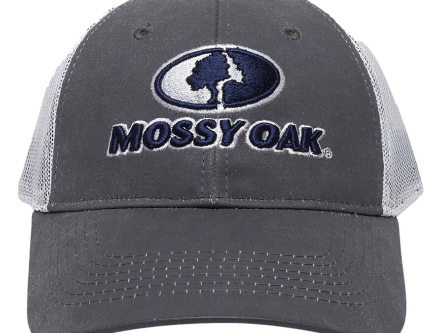 Outdoor Cap MOFS46B Mossy Oak  Charcoal/White Adjustable Snapback OSFA Heavy Structured