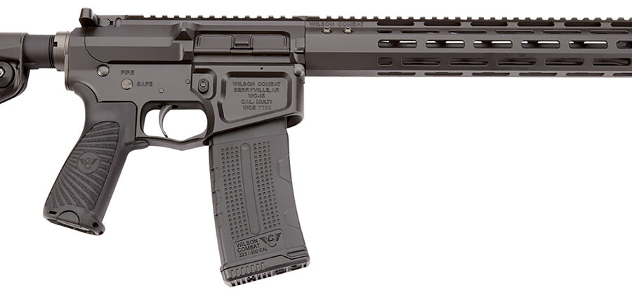 Wilson Combat TRRCRB556168F Recon Tactical 223 Rem/5.56 NATO 30+1 16" Black Fluted Threaded Barrel, Black Armor-Tuff Aluminum Receiver, M-LOK Handguard, Black Synthetic Wilson/Rogers Super Stoc Stock