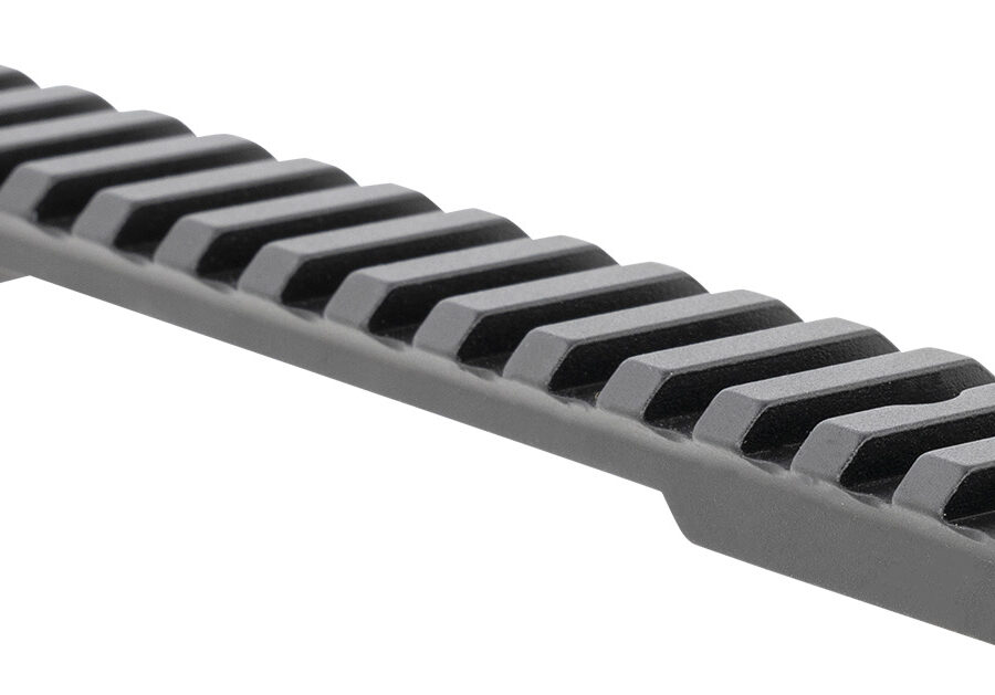 Talley PLM258779 Fierce Rivalry Picatinny Rail Black Anodized Long Action 20 MOA