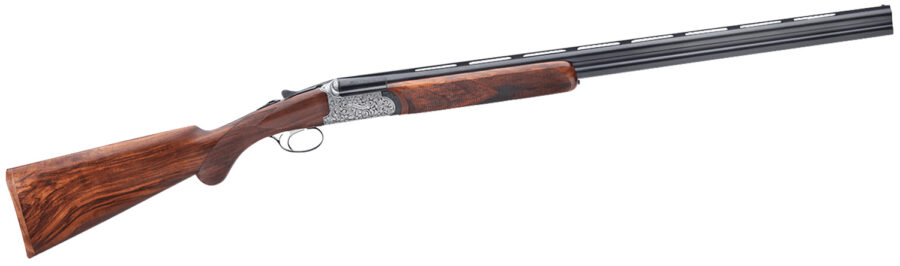 Rizzini USA 41012829 Round Body EM Full Size 28 Gauge Break Action 2rd 29" Vent Rib Barrel, Coin Anodized Silver Receiver, Fixed w/Prince of Whales Grip Grade III Turkish Walnut Stock