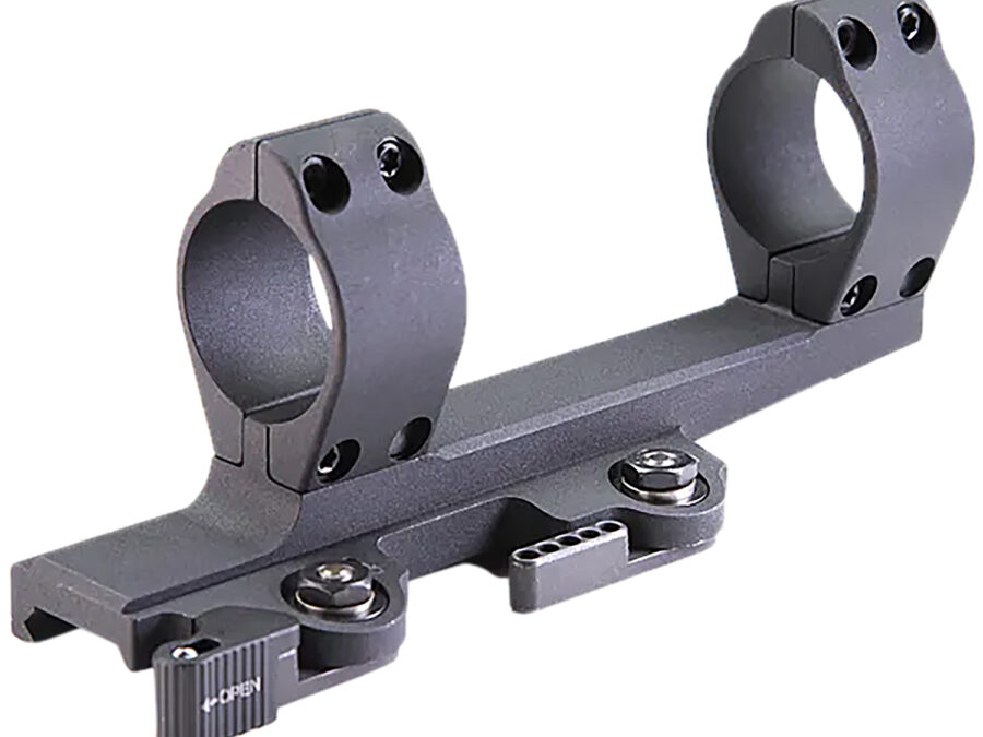 Larue Tactical LT7453020 Cantilever QD Scope Mount Black 30mm Tube Medium Rings 20 MOA