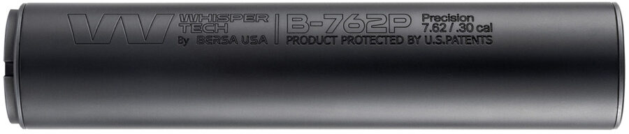 Talon Armament WTB762DTG Whisper Tech  7.62 NATO Black Aluminum/Stainless Steel M18X1.5